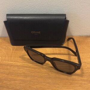 Celine Black Acetate Sunglasses